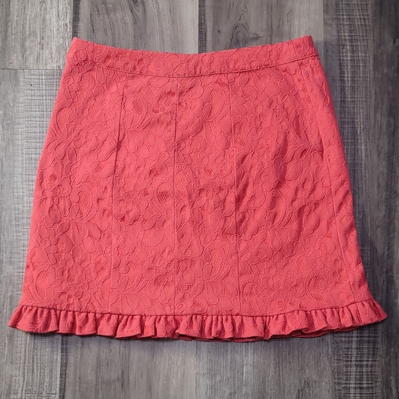 Free People Floral Lace Ruffle Skirt - Picture 2 of 8